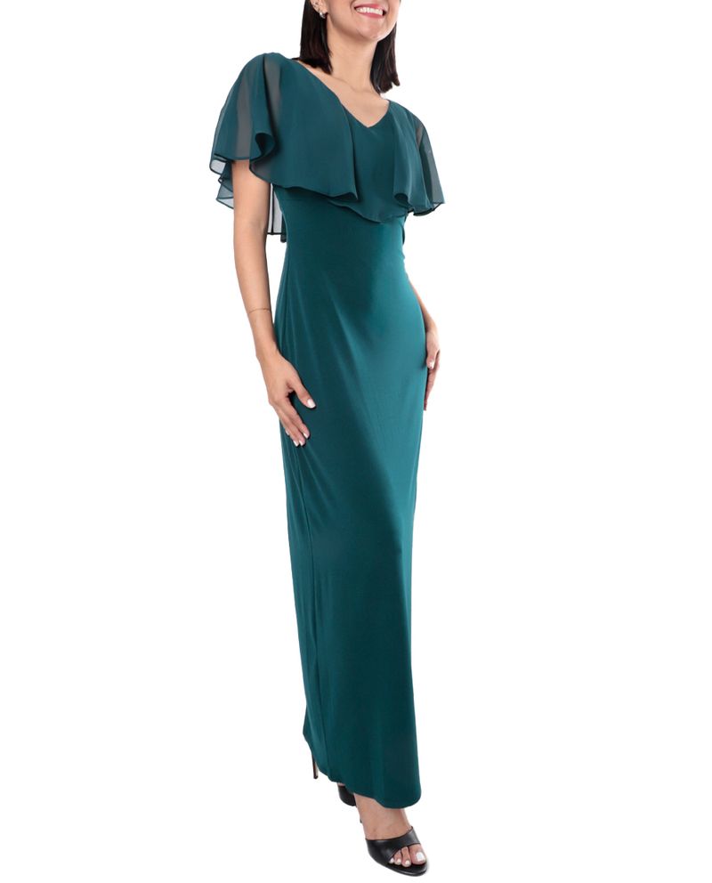 102920915-Vestido-Connected-Apparel-maxi-verde-manga-corta-para-mujer