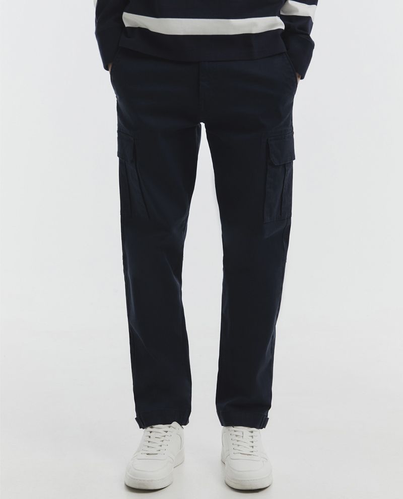104720149-1-Pantalon-cargo-Sfera-azul-navy-solido-para-hombre