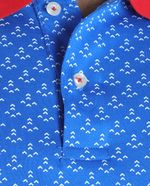 104765252-Camisa-polo-Oscar-de-la-Renta-classic-fit-azul-con-miniprint-para-hombre