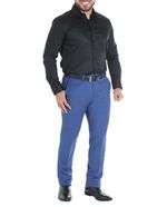 104711360-Pantalon-slim-fit-Zanetti-Orange-azul-mini-print-puntos-para-hombre
