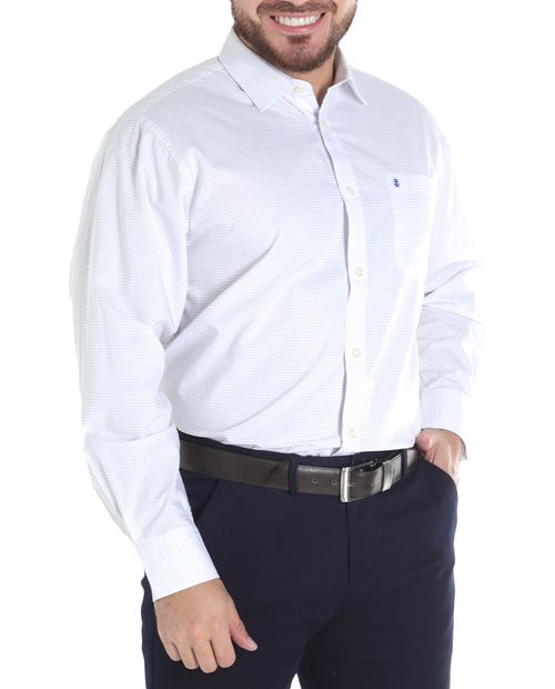 Camisa de vestir Izod bicolor cuadriculada para hombre