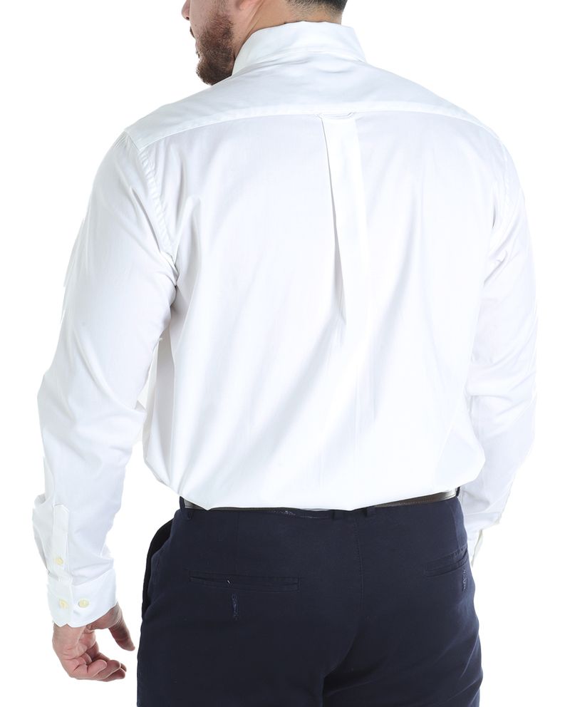 104783023-Camisa-casual-Gents-blanca-solida-para-hombre