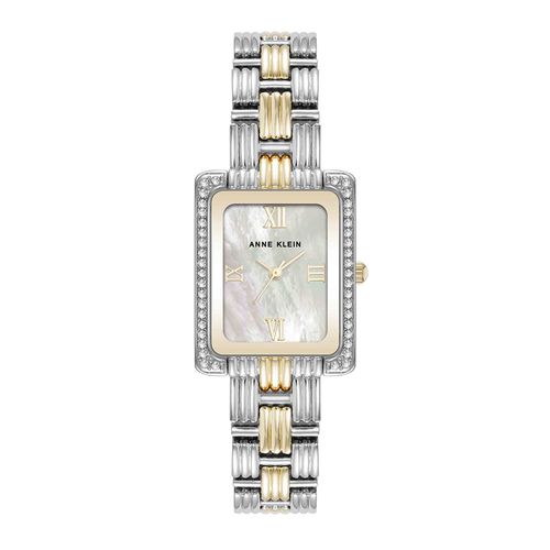 Reloj Anne Klein análogo metálico bicolor para mujer