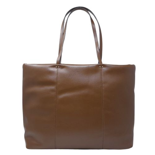 Cartera tote Sfera color café para mujer