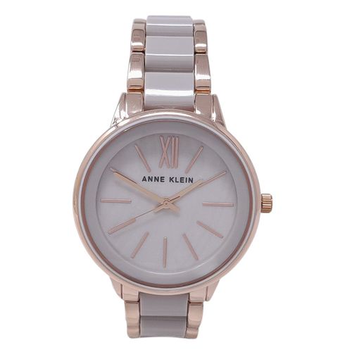 Reloj Anne Klein análogo metálico bicolor para mujer