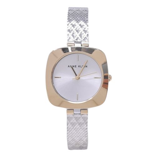 Reloj Anne Klein análogo metálico plateado para mujer