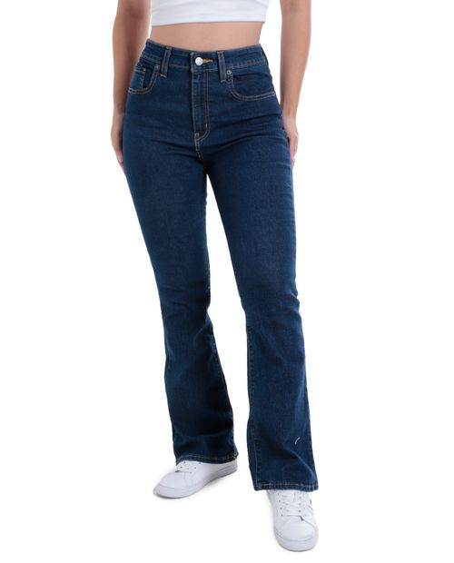 Jeans Levi's 725 bootcut azul de cintura alta para mujer