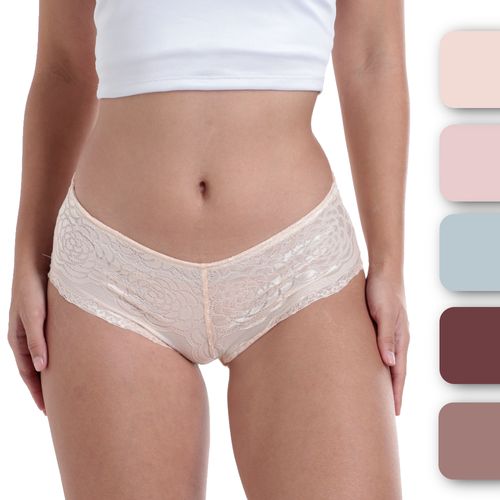 Set de 5 hipster Rene Rofe de cintura media para mujer
