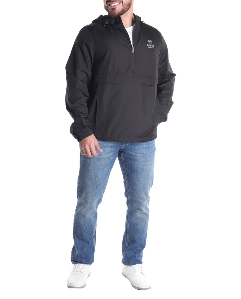104771381-Chaqueta-impermeable-Nautica-Jeans-Co.-negra-solida-para-hombre