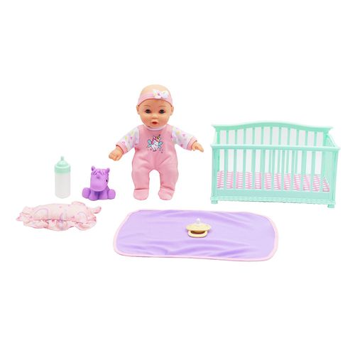 Dream Collection Set de Juego Muñeca Bebé 10" Vamos a Descansar