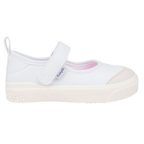 Zapato casual Pampili blanco para niña bebé