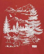 104791161-Camiseta-Levi-s-relaxed-fit-roja-con-estampado-de-pinos-para-hombre