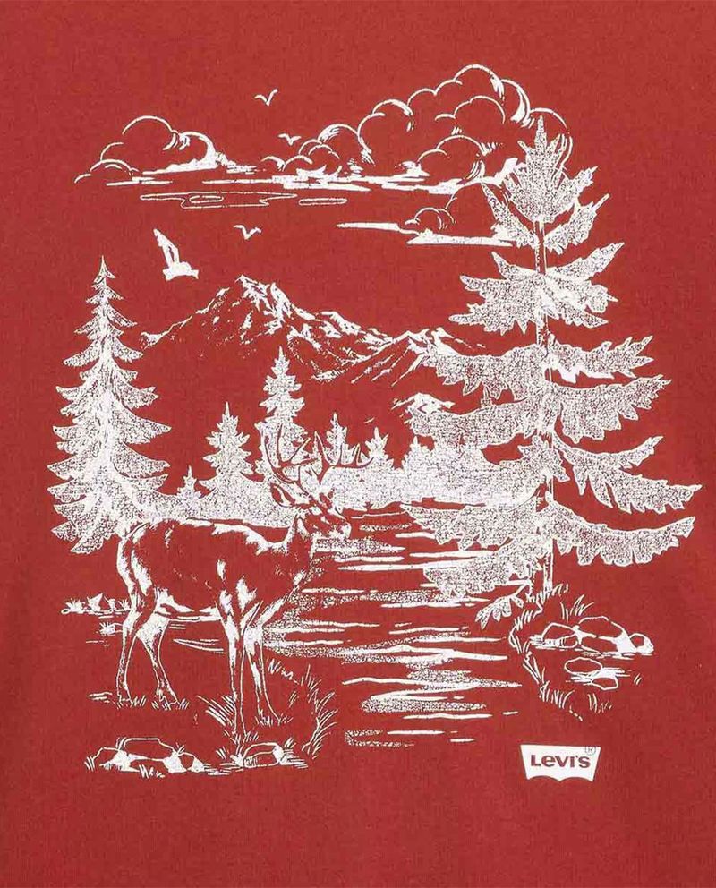 104791161-Camiseta-Levi-s-relaxed-fit-roja-con-estampado-de-pinos-para-hombre
