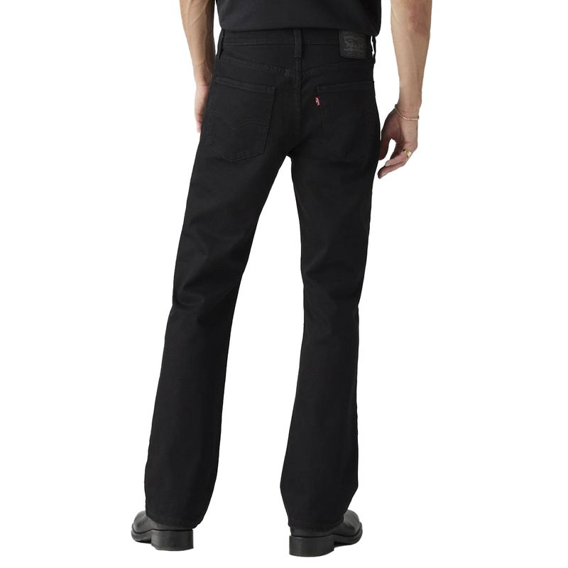 Jeans Levi's 527 slim boot cut negro denim para hombre Siman