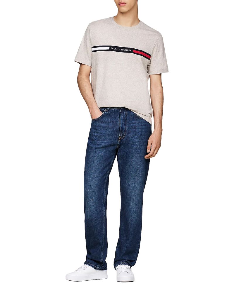 104794057-Camiseta-casual-Tommy-Hilfiger-regular-fit-ivory-heather-para-hombre