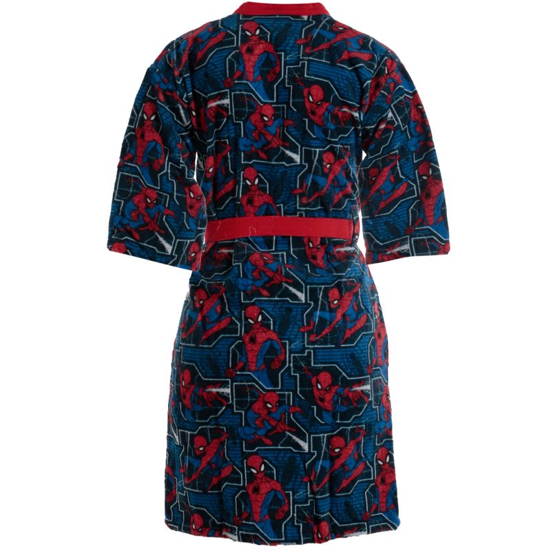 104736896-Bata-de-baño-azul-con-estampado-de-spider-man-para-niño