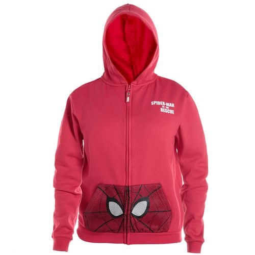 Sudadera roja con estampado de spider-man para niño