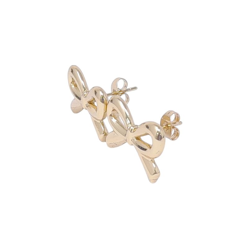 104701998-Aretes-en-forma-de-lazo-de-acero-con-baño-de-oro-para-mujer