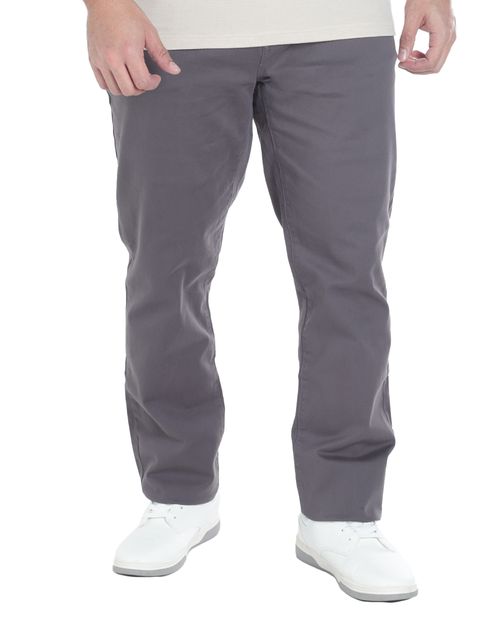 Pantalón 5 pocket Nautica gris sólido para hombre