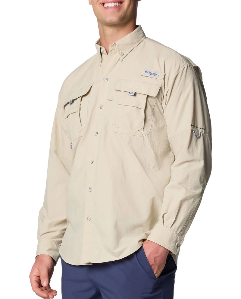 104797289-Camisa-Columbia-PFG-Bahama-II-beige-solida-para-hombre