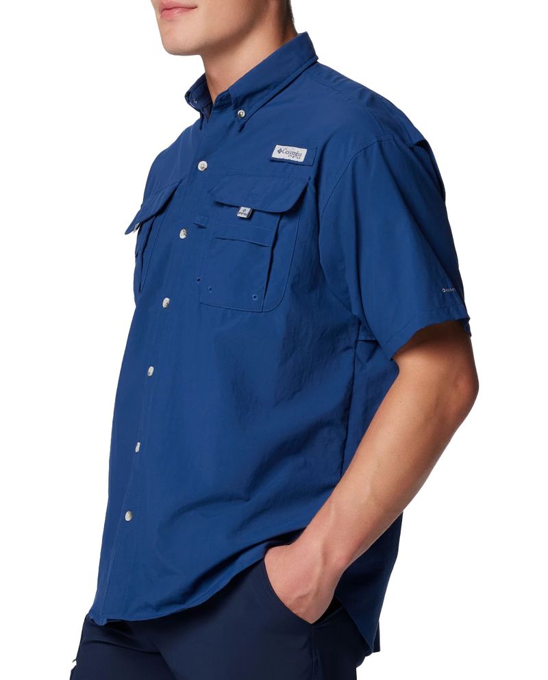 104797314-Camisa-Columbia-PFG-Bahama-II-azul-solida-para-hombre