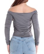 104631343-Blusa-Orange-off-shoulder-gris-manga-larga-para-mujer