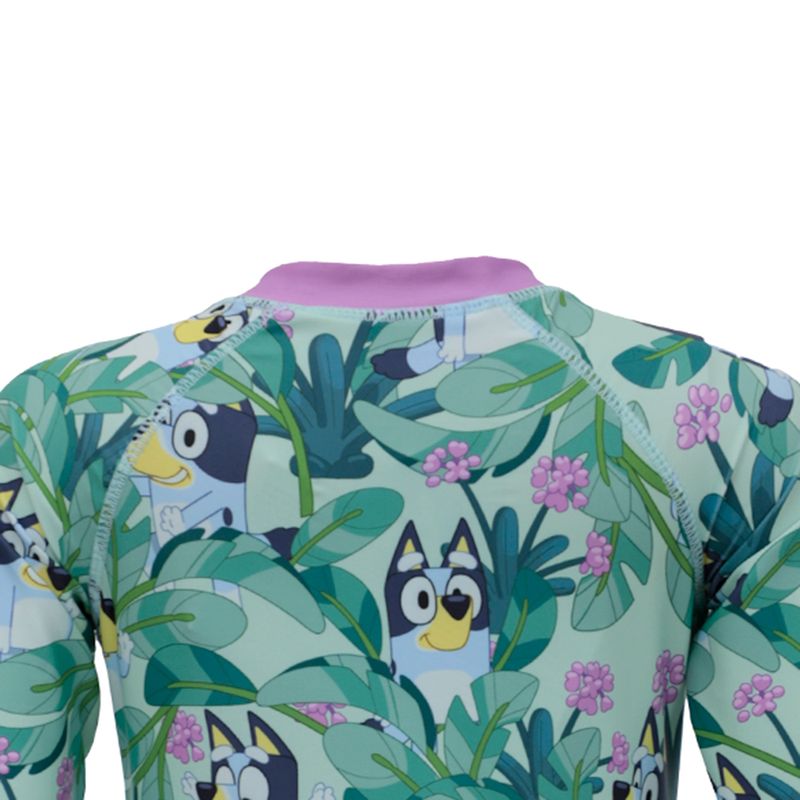 Traje-verde-con-estampado-de-Bluey-para-niña-104724514