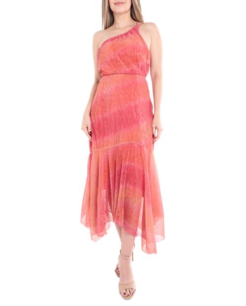 Vestido Sabrina maxi estampado de un tirante para mujer