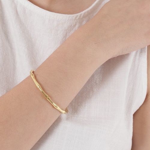 Brazalete dorado para mujer