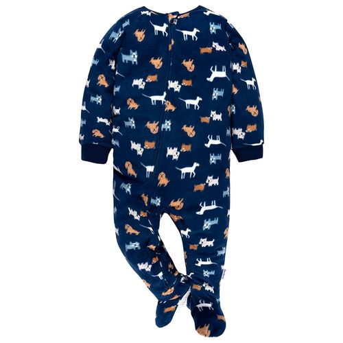 Pijama azul con estampado para bebé niño