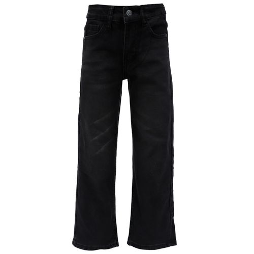 Jeans negro sólido para niño