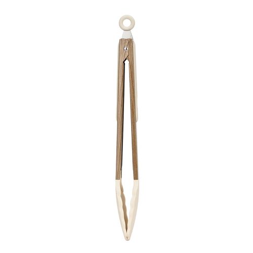 Pinza de madera y silicón color crema 30 cm