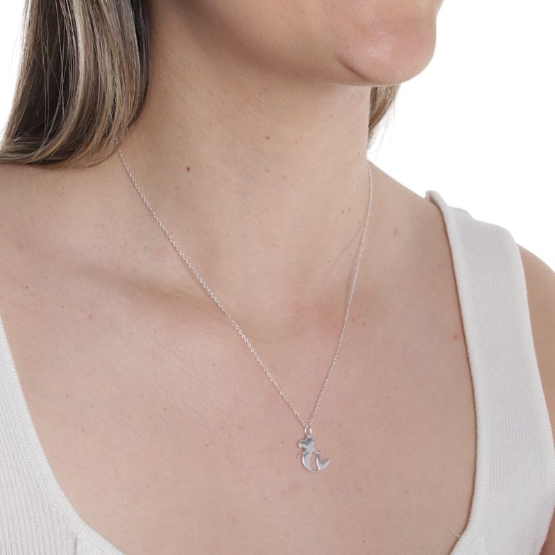 104711155-Cadena-con-dije-de-la-sirenita-plateado-1mm-18--para-mujer-niña