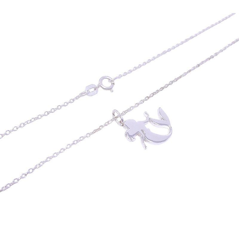 104711155-Cadena-con-dije-de-la-sirenita-plateado-1mm-18--para-mujer-niña
