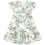 Vestido-blanco-con-estampado-de-hojas-para-bebe-niña-104769589