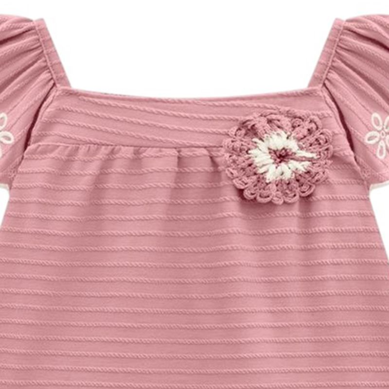 Vestido-rosado-solido-para-bebe-niña-104773054