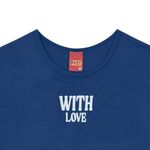 Blusa-azul-con-estampado-para-niña-104781968
