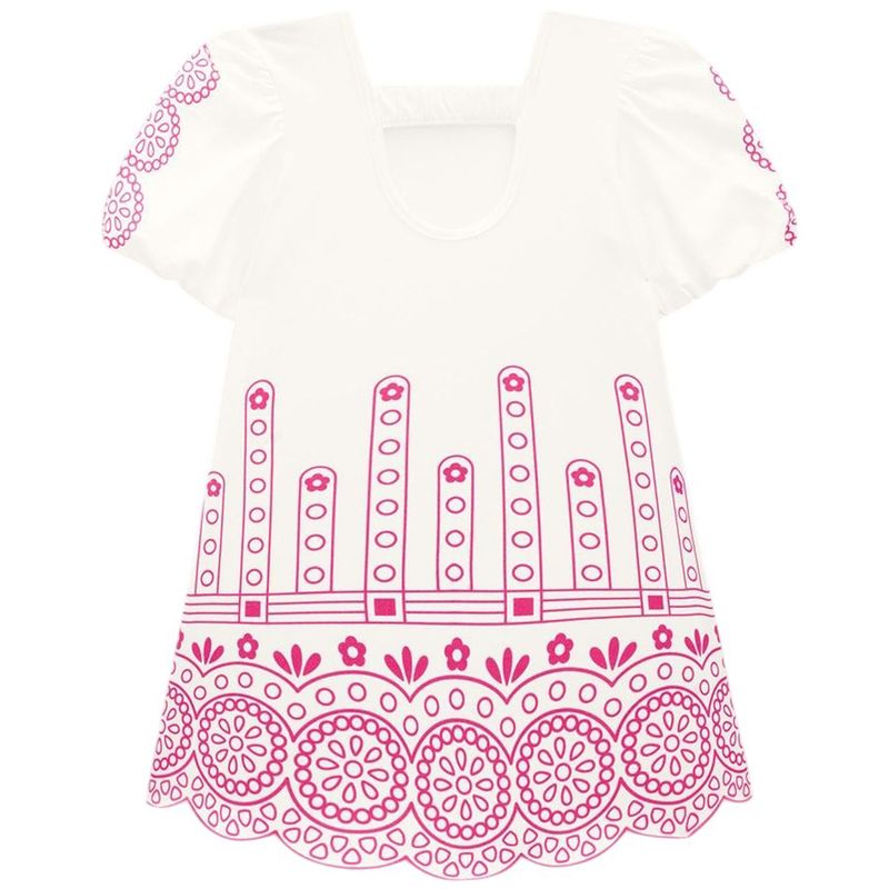 Vestido-blanco-con-estampado-de-flores-para-niña-104783414