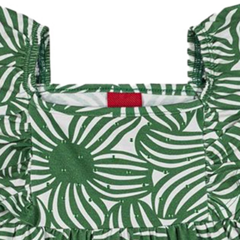 Vestido-bicolor-con-estampado-de-flores-para-niña-104789126