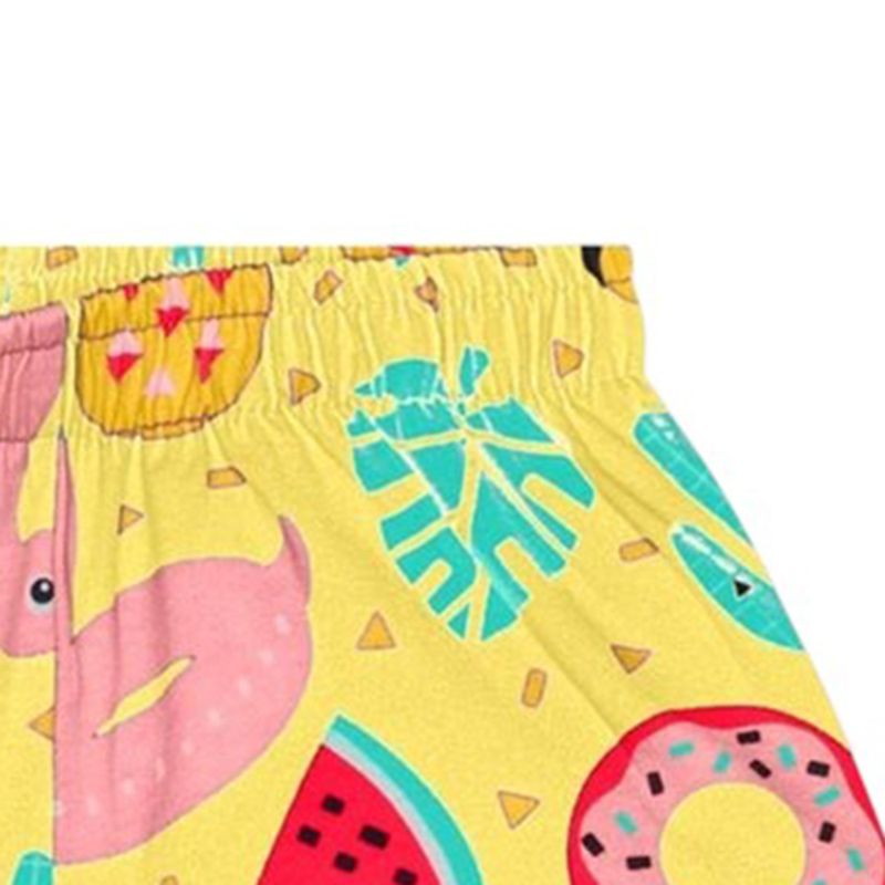 Short-amarillo-con-estampado-para-niña-104781932