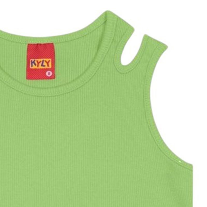 Blusa-verde-solido-para-niña-104781965