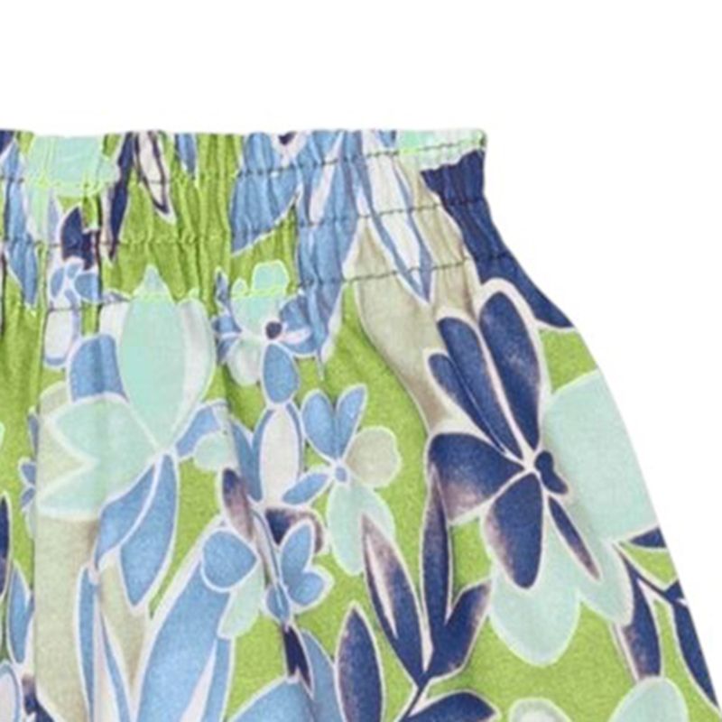 Short-verde-con-estampado-de-flores-para-niña-104781971
