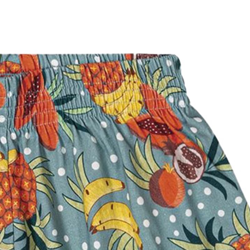 Short-verde-con-estampado-de-piñas-para-niña-104789117