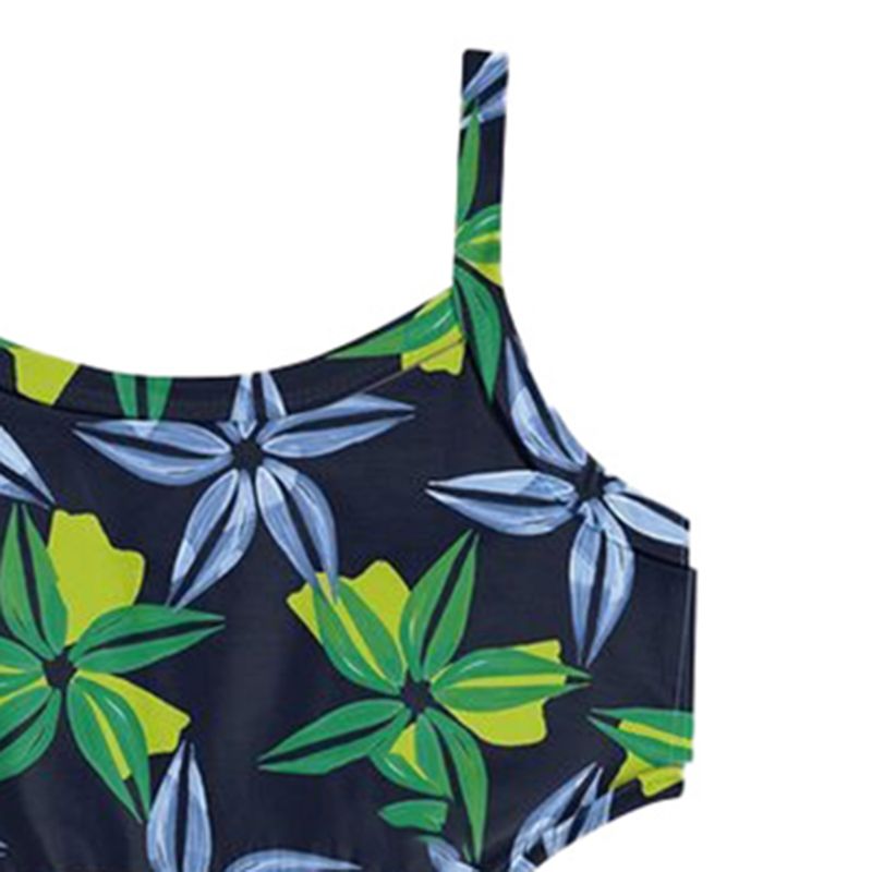 Vestido-azul-con-estampado-de-flores-para-niña-104789134