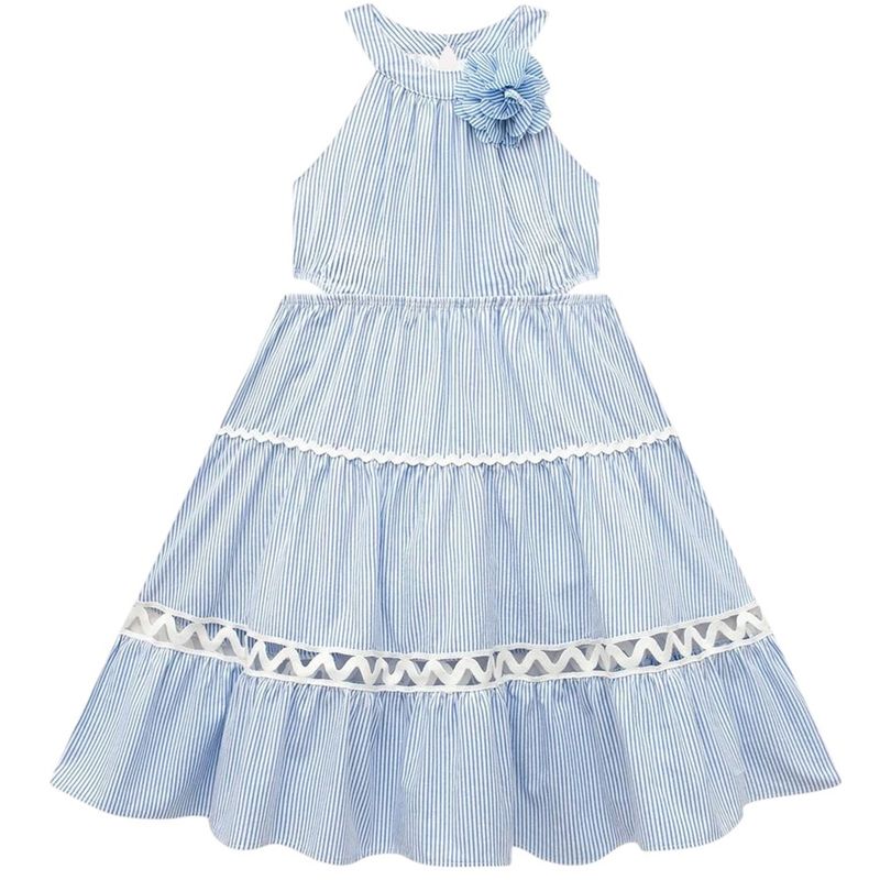 Vestido-bicolor-a-rayas-para-niña-104783390