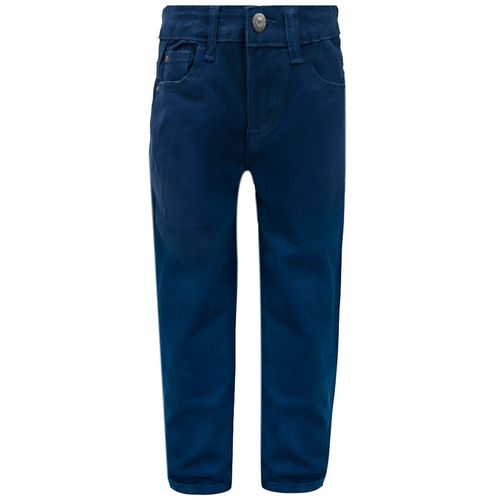 Pantalón azul sólido para niño