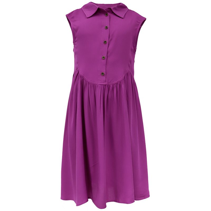 Vestido-morado-solido-para-niña-104567523