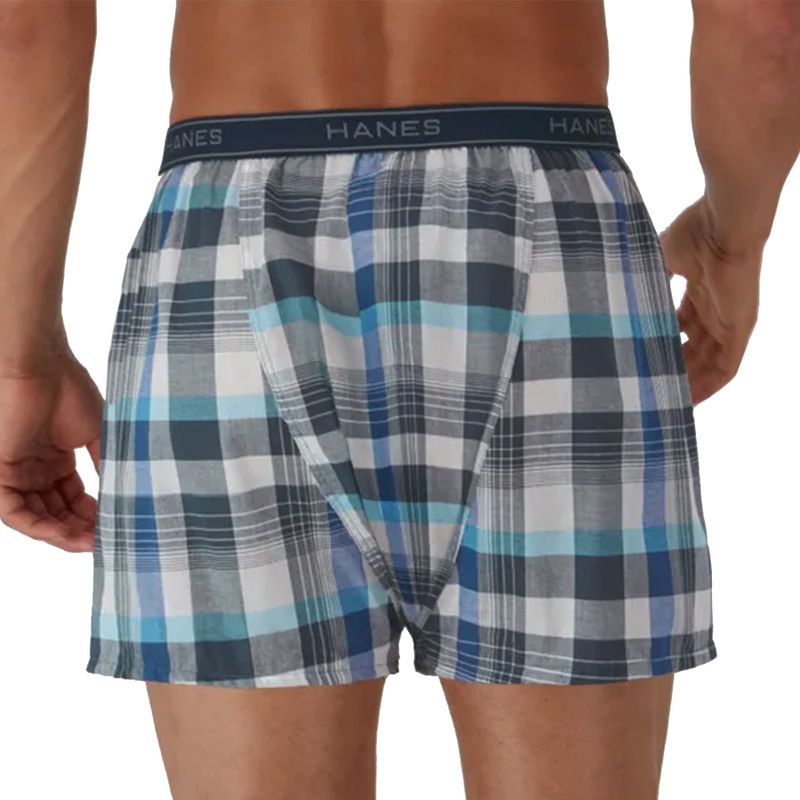 103467946-3-Pack-de-6-boxers-clásicos-Hanes-azules-cuadriculados-para-hombre