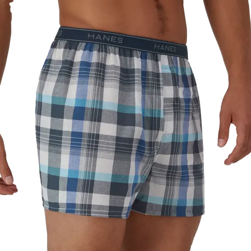 103467946-4-Pack-de-6-boxers-clásicos-Hanes-azules-cuadriculados-para-hombre