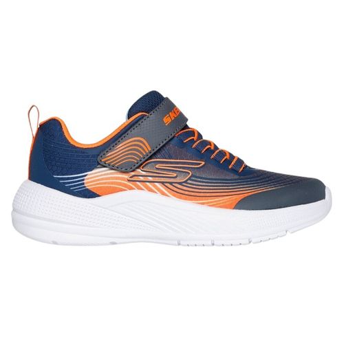 Zapato deportivo casual Skechers azul para niño bebé
